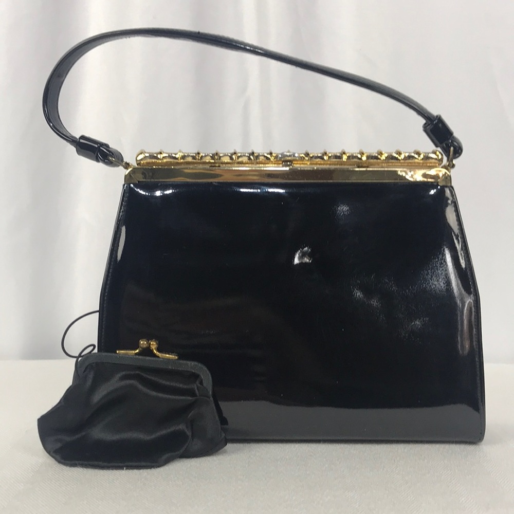 Vintage After Five Patent Leather Handbag